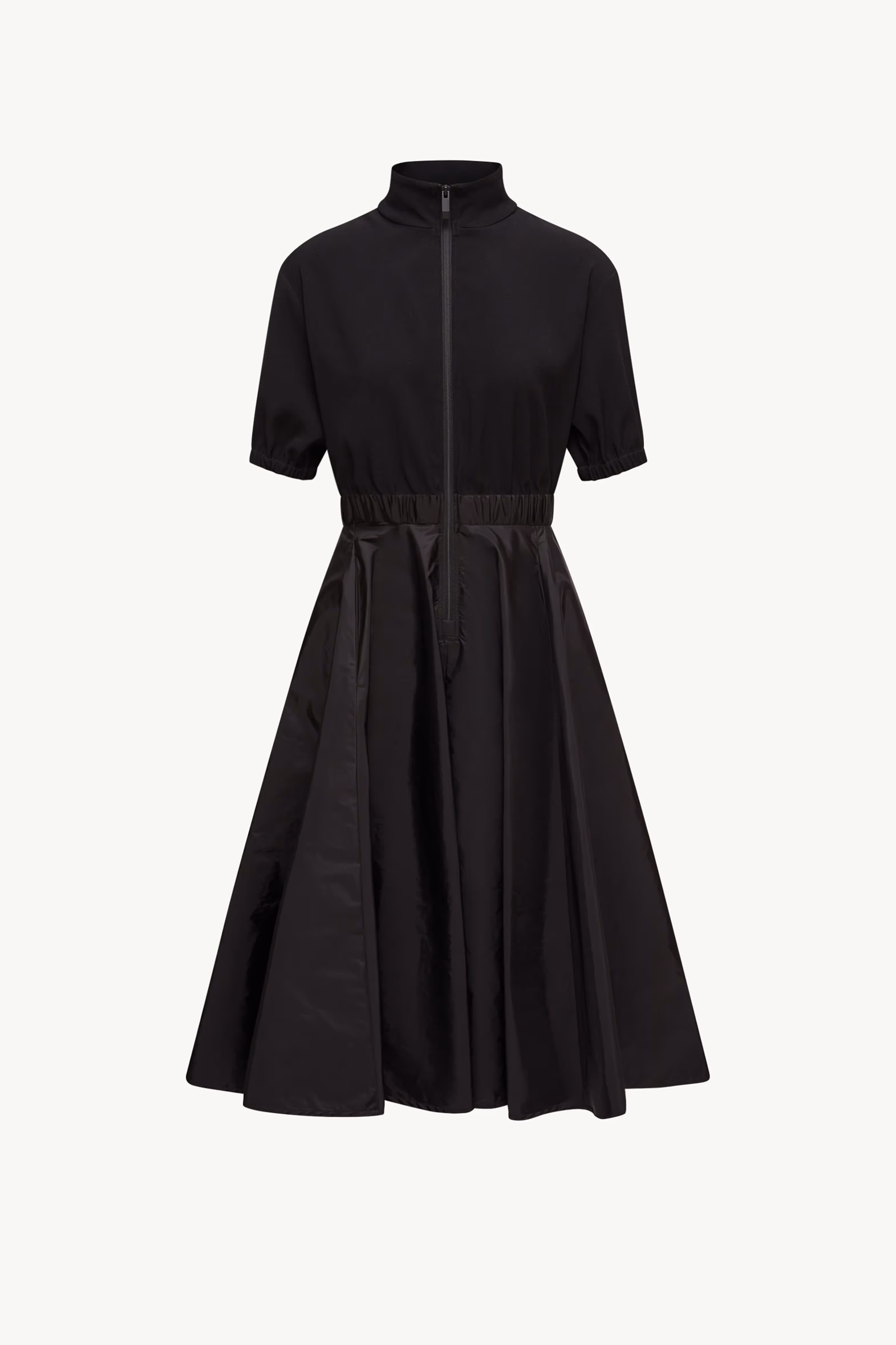 Satin Midi Dress Women Black Moncler 2